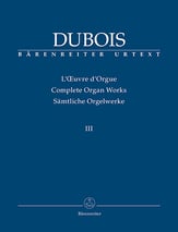 Complete Organ Works, Vol. 3 Organ sheet music cover